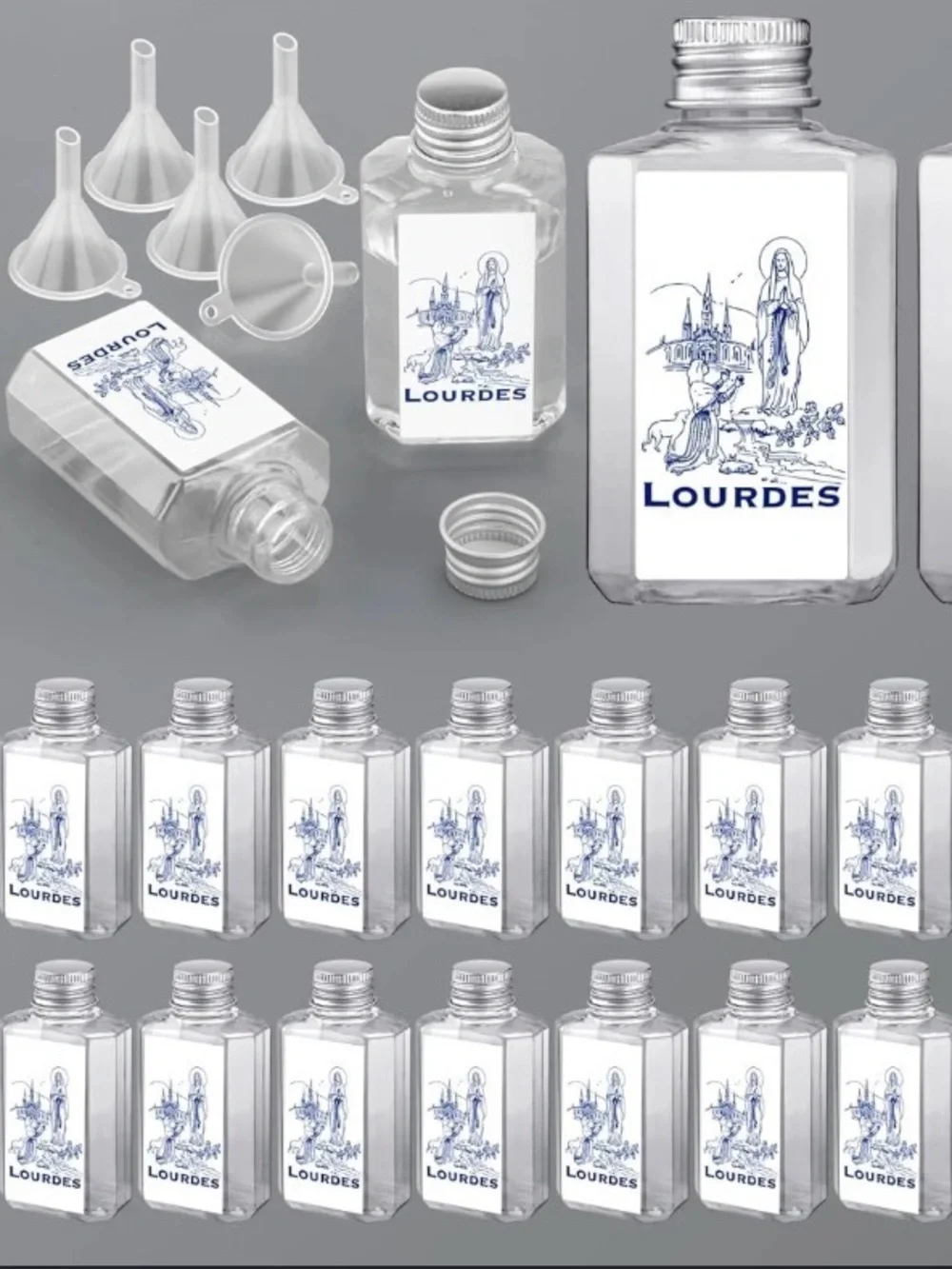 50 Pcs Holy Water Bottles Communion